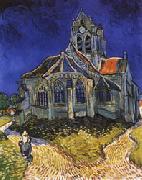 Vincent Van Gogh The Church of Auvers-sur-Oise oil painting artist
